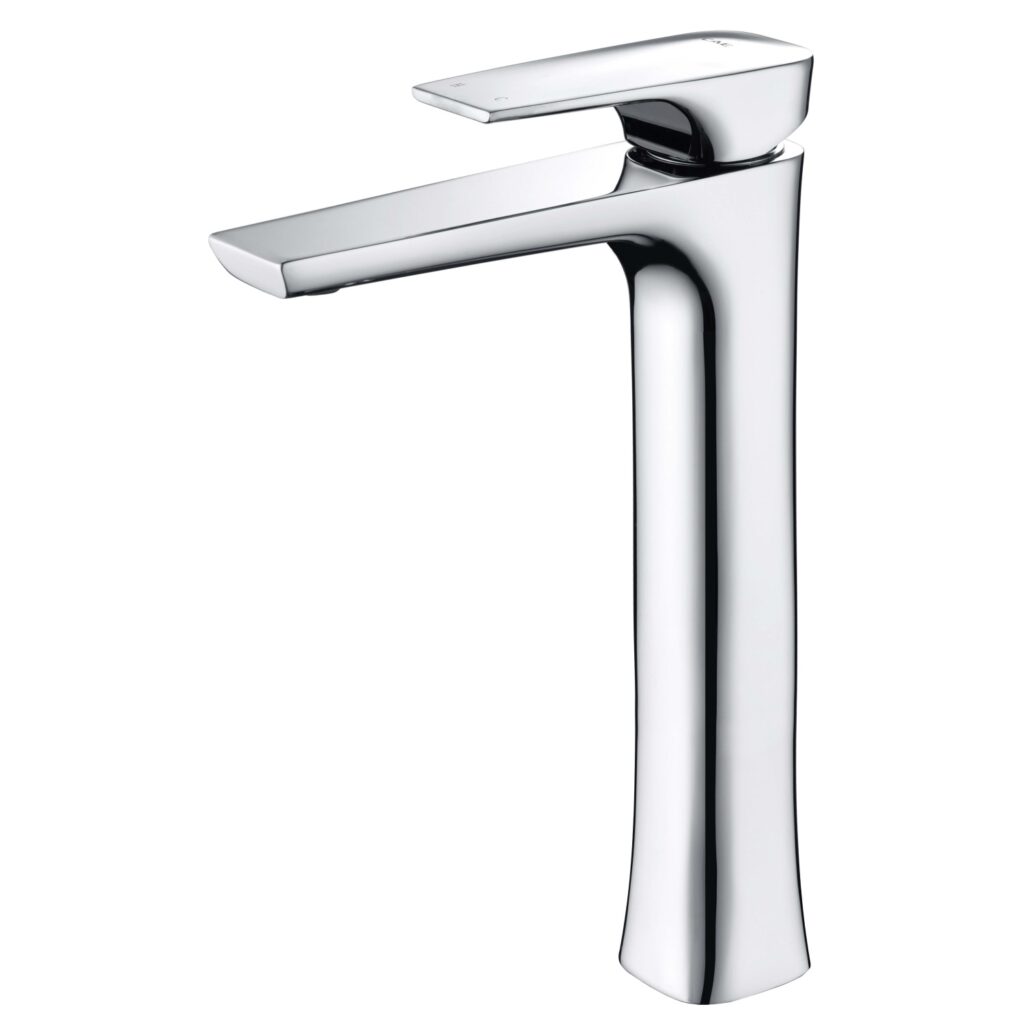 Lecco Tall Basin Mixer - Chrome