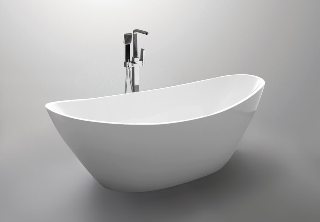 Elegance White 1700mm - Oval Arched Freestanding Bath